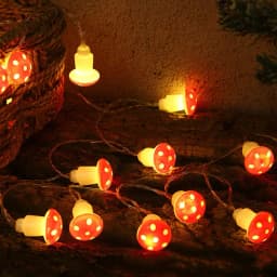 10/20 Leds Mushroom LED Fairy Lights USB/Battery Operated String Light for New Year Christmas Party Gift Garland Pot Fairy Decor