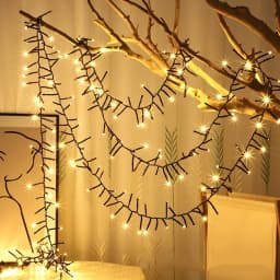 30M 2000 LED Christmas Tree Lights Outdoor Cluster Lights Christmas Firecracker String Lights Waterproof Twinkle Fairy Light