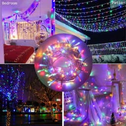 10/20/30/50M Christmas Lights Strip DC 12V Fairy Light Waterproof Silver Wire Xmas Lamp Wedding Decor Christmas Tree Ornament