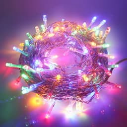 10/20/30/50M Christmas Lights Strip DC 12V Fairy Light Waterproof Silver Wire Xmas Lamp Wedding Decor Christmas Tree Ornament