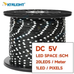 WS2811 5V RGB Outdoor Lights Garland LED Curtain Strip Waterproof Programmable Addressable Cuttable for Arduino Raspberry Pi