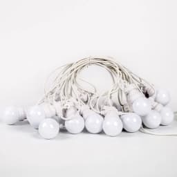 G50 Lamp 25LED Garland Fairy String Lights White Wedding Christmas Decoration Outdoor For Holiday Party 2024 Street Camp Decor