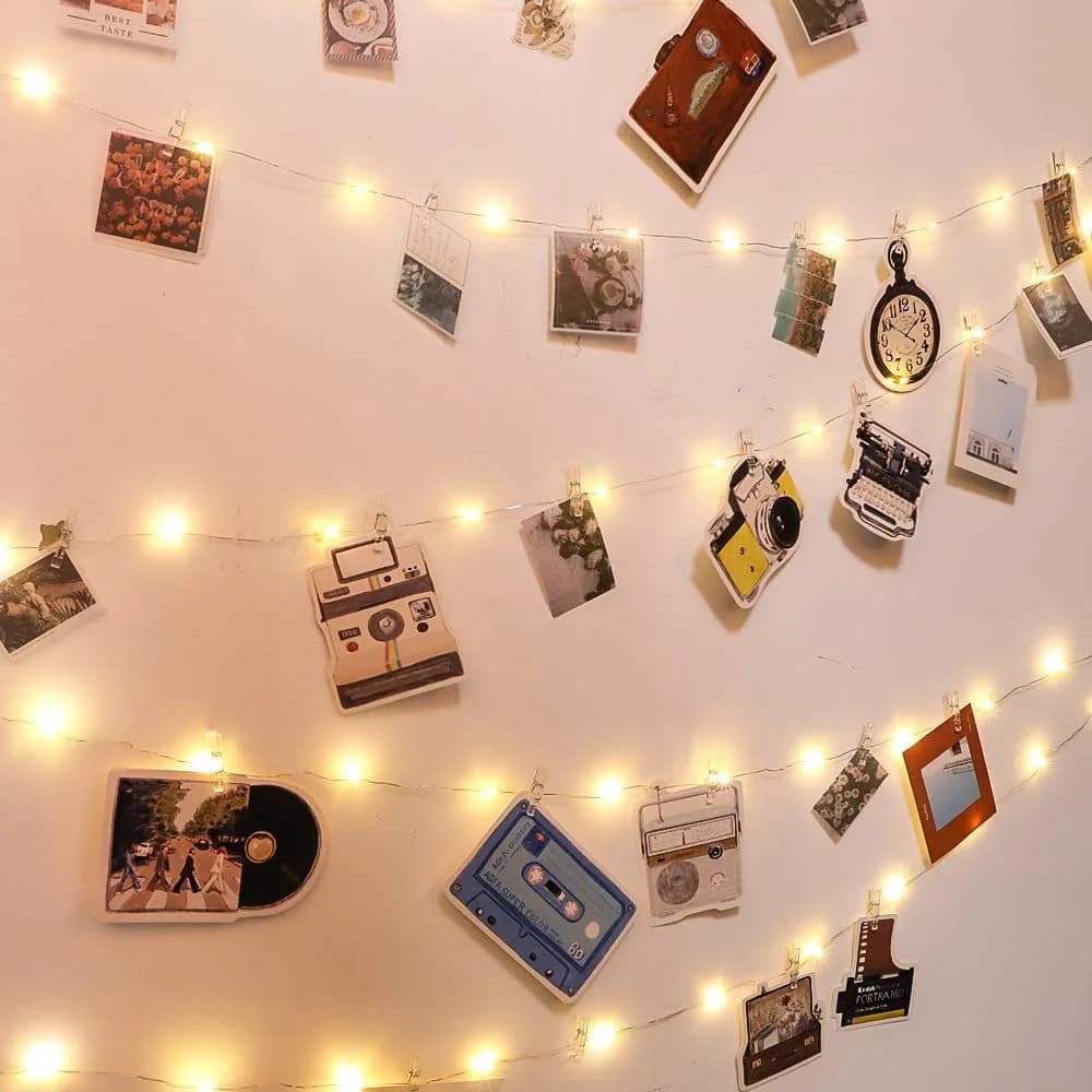 2M/5M/10M LED Photo Clip Lights String Fairy Lights Battery Box Garland Bedroom Home Party Photo Wall Wedding Christmas Decor
