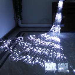 Waterproof Waterfall Meteor Shower LED Fairy Curtain String Lights Christmas Garland Icicle Lamp for Xmas Party Wedding Decor