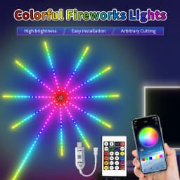 LED String Lights USB 5V RGBIC Strip Lights for Festival Wedding Christmas Party Decor Music Sync Dream Meteor Lamp