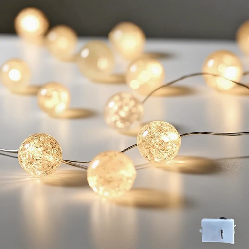 LED Lights Garland Fairy Lights String AG13 Battery-operated Garland Christmas Decoration Wedding Xmas Tree New Year's Decor