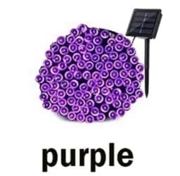 8Colors Outdoor Solar Light Garden Warm/Purple/RGB LED Strip String Fairy Lights Solar Lamp Waterproof Garland Christmas Decor