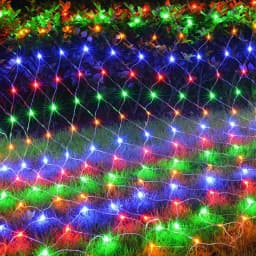 Waterproof 8 Modes LED Fish Net String Light Outdoor 2*2/3*2M Garland Fairy Curtain Lights for Garden Party Christmas Decoration