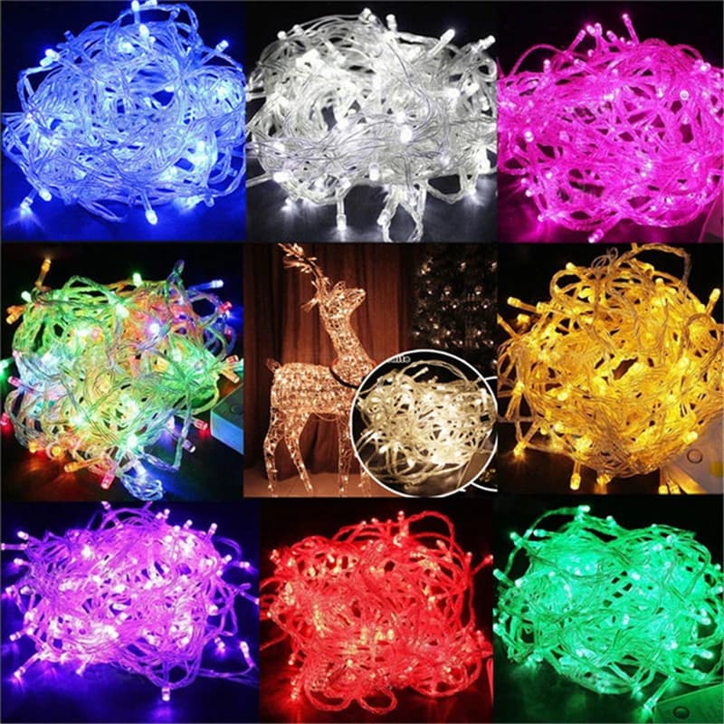New LED String Light 200 LED 20M Christmas/Wedding/Party Decoration Lights Garland AC 110V 220V Outdoor Waterproof Led Lamp