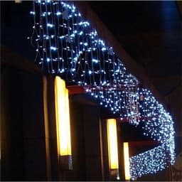 Christmas Garland LED Curtain Icicle String Light 220V 4.5m 100Leds Indoor Drop LED Party Garden Stage Outdoor Decorative Light
