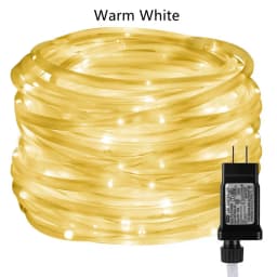 Christmas Decorations Tube Fairy Lights For Home 2026 Festoon Led Tube Rope String Light Plug-Operated 10/20/30/40M New Year