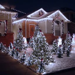 Christmas Decorations 2025 Icicle Lights Outdoor Waterproof New Year 2026 Led Curtain Garland Droop 0.5/0.6/0.7m