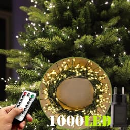 36M Cluster LED Christmas String Lights Outdoor Decoration Garden Tree Waterproof Lamp For Halloween Party Home Holiday Lighting