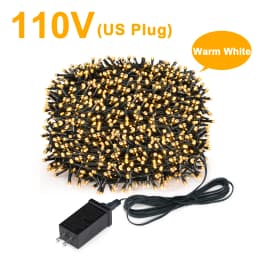 Outdoor Christmas Light New Year's Garland Lamp 100m 20m Twinkle LED String Holiday Wedding Decorative Lights Adornos De Navidad