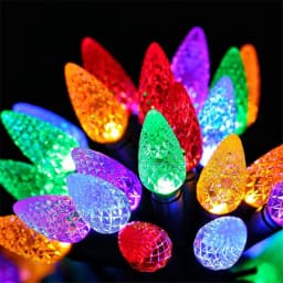 New Waterproof 5M 10M LED C6 Strawberry Fairy Lights Outdoor 8 Modes Christmas Garland String Light for Party Garden Patio Decor