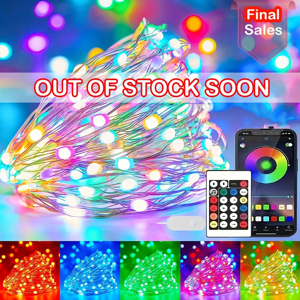 RGBIC Led String WS2812B Smart Fairy Light APP Remote Garland USB Waterproof Outdoor Christmas Light for Tree Bedroom Decoration