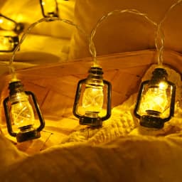 Vintage Kerosene Bottle Fairy Lamp Retro House Lantern String Lights Outdoor Garden Bar Light