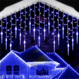 Street Garland Winter Festoon Led Light Curtain Icicle Garlands for New Year Droop 0.3M 0.4M 0.5M for Christmas Decorations 2025