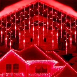 Street Garland Winter Festoon Led Light Curtain Icicle Garlands for New Year Droop 0.3M 0.4M 0.5M for Christmas Decorations 2025