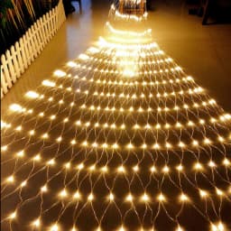 2x2M 3x2M LED Net Mesh Fairy String Lights Garland Waterproof Window Curtain Christmas Garden Lights Wedding Party Holiday Lamp
