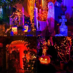 Christmas Tree Lights Outdoor Indoor, 100LED 10M WS2812B RGBIC Lights, String Lights IP65 Waterproof Bluetooth Fairy LED String