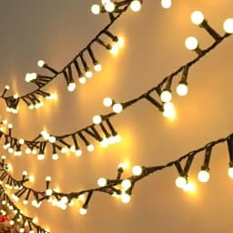 Tirvose 350/500LEDs Fairy Lights 8 Modes Christmas Round Ball Garland String Light for Home Garden Party Courtyard Decorations