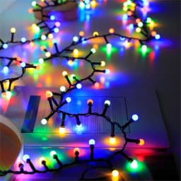 Tirvose 350/500LEDs Fairy Lights 8 Modes Christmas Round Ball Garland String Light for Home Garden Party Courtyard Decorations