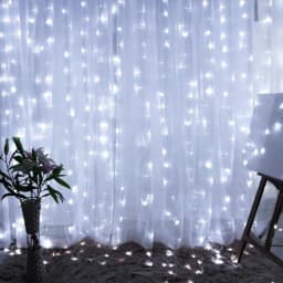 Fairy Curtain Lights USB Remote Control Waterproof LED String Lights for Bedroom Indoor Outdoor Wedding Christmas Party Decor