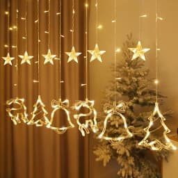 LED Christmas Garland String Lights Fairy Curtain Light For Home New Year Party Wedding Holiday Decor