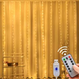 LED Curtain Lights Warm Fairy String Lights Festival USB Lighting Rainbow Window Lamp Home Bedroom Wedding Christmas Decoration