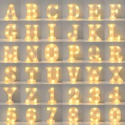 1pc 16cm/6.3inch Battery Powered Letter Lights Neon Sign Indoor Decorative Lamp For Home Bedroom Holiday Birthday Party Decor