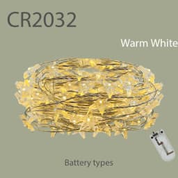 4M LED Fairy Light CR2032 Battery power Holiday Lighting Star String Garland Decoration For Wedding Bedroom Party Gift Ornament