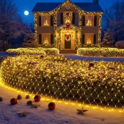 3x2m Waterproof Christmas Net Lights Outdoor Wedding Party Decoration Mesh Curtain Lights