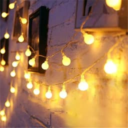 New 1.5M 3M 6M Garland Fairy LED Ball String Lights Waterproof For Christmas Tree Wedding Home Indoor Decoration Battery Powered