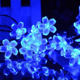 20/50/100/200LED FlowerSolar Garden Light Outdoor String Lights Waterproof Fairy Simulation Floral Garlands Christmas Decoration