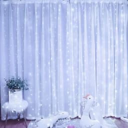300LED Curtain Fairy Lights 8 Modes Indoor Twinkle String Lights with Remote Bedroom Window Wedding Party Wall Decor Christmas