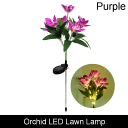 LED Fairy Lawn Lamp Simulation Colorful Butterfly Outdoor Solar Light Camping Garden Sunmmer Landscape Lighting Wedding Decor