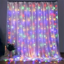 Christmas Decor Led Curtain Garland on The Window USB Power Fairy Lights Festoon with Remote New Year 2026 Garland Led Lights