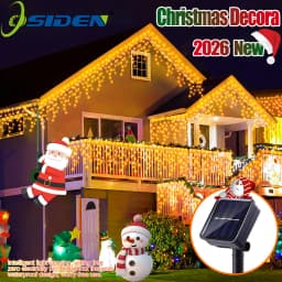 3.5M/7.5M 160Leds Solar Icicle String Lights Indoor Outdoor Waterproof Christmas Decor Light Yard Garden Party Curtain Light