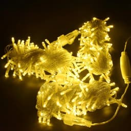 LED decorative fairy string lights for Christmas decoration, outdoor garden lighting, house, courtyard decoration