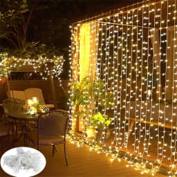 New LED Icicle Curtain String Light 3x3M EU Plug 8 Modes Christmas Garland Fairy Lights for Wedding Party Garden Home Decoration