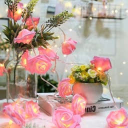 3m LED Rose Light Wedding Valentine's Day Girl Room Small Garden Decoration Night Light Christmas Fairy Light Decoration