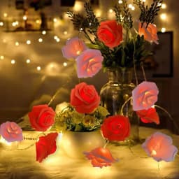 3m LED Rose Light Wedding Valentine's Day Girl Room Small Garden Decoration Night Light Christmas Fairy Light Decoration