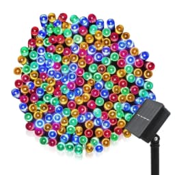8Colors Outdoor Solar Light Garden Warm/Purple/RGB LED Strip String Fairy Lights Solar Lamp Waterproof Garland Christmas Decor