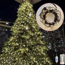 USB Dark Green LED Firecracker Light with 8 Flashing Modes for Decorating Christmas Trees, Ceilings, Bedrooms, windows