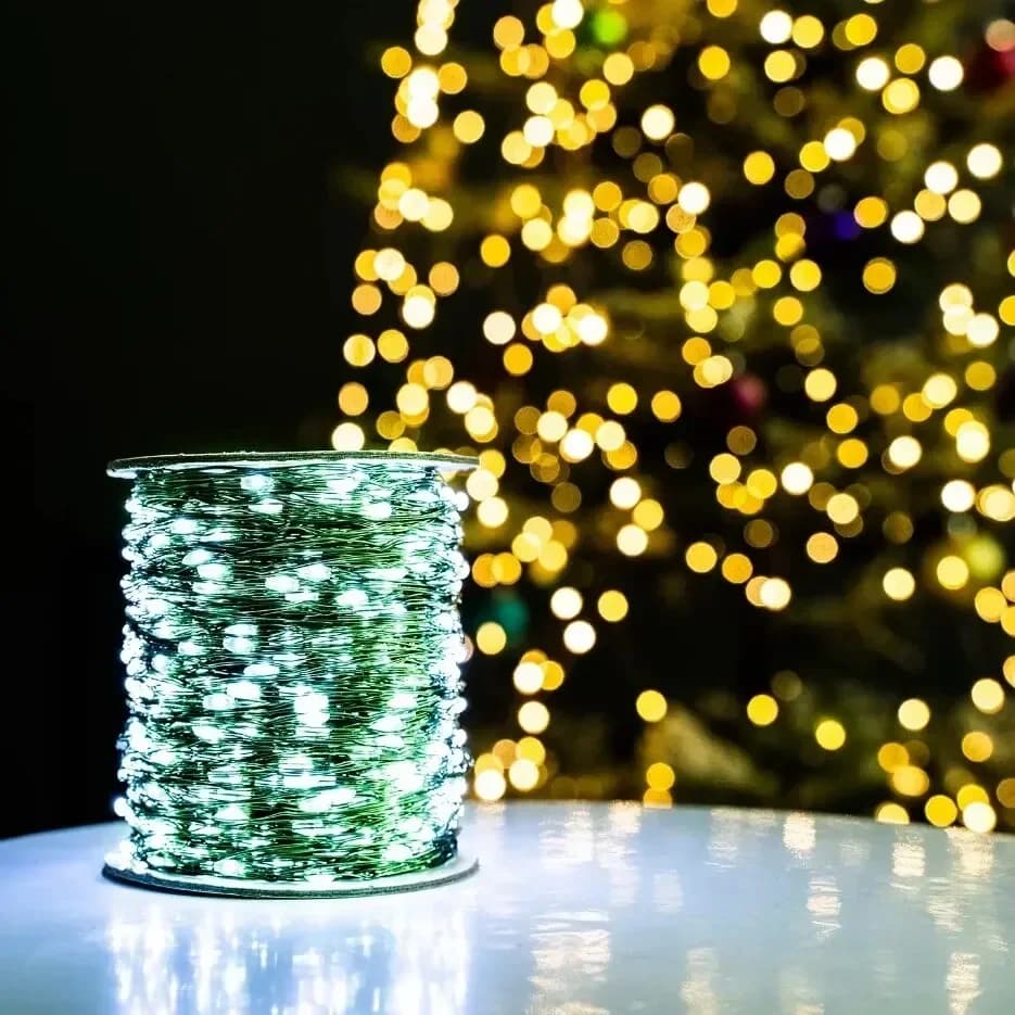 100-2000LEDS Fairy String Lights Christmas Garland Outdoor Decor Lights Waterproof With Remote For Tree Street Wedding Party