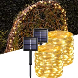 LED Solar Lights Outdoor Fairy Lights Birthday Wedding Courtyard Terrace Decoration Festival Garden Party Solar Lights