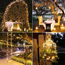 LED Solar Lights Outdoor Fairy Lights Birthday Wedding Courtyard Terrace Decoration Festival Garden Party Solar Lights