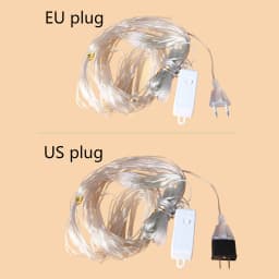 3M LED Curtain Fairy Lights String Holiday Garland Christmas Lights For Home Garden Christmas Party New Year Wedding Decoration