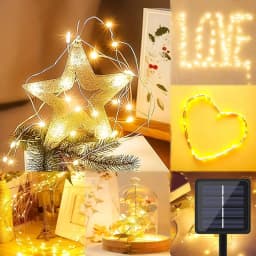 Outdoor Solar Rope Light Waterproof Garden Christmas Decoration Xmas Garland Tube String Light LED Fairy String Lights